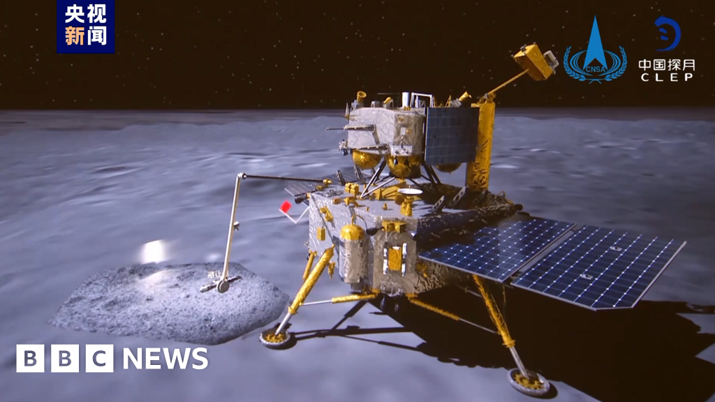 China’s Chang’e-6 probe of the far side of the Moon begins its journey back