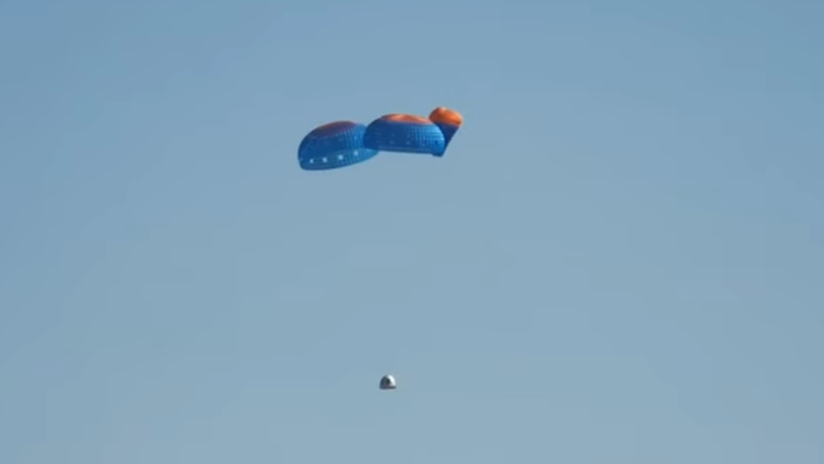 The parachute failed to open during Jeff Bezos’ space tourism return mission